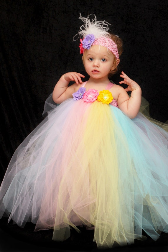 Items similar to Baby Easter Tutu Dress Spring dress Over The Top