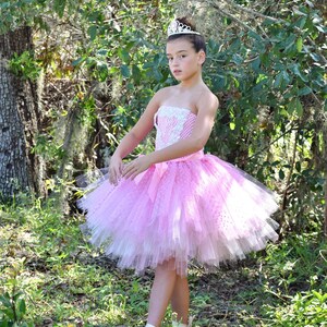 Rush Dance Ballerina Girls Dress-Up Princess Fairy Polka Dots & Ribbon Tutu 