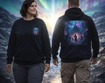 Surreale Nachtpassage Kunst Sweatshirt | Eco-Limitiert