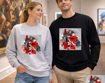 Surreal Identität Collage Sweatshirt | Eco-Limitiert