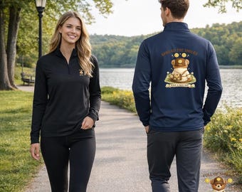 Verbreiten Sie das Lächeln Bär Zip-Up-Sweatshirt | Eco-Limitiert