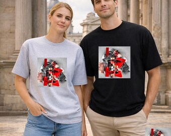 Surreal Identität Collage T-Shirt | Eco-Limitiert