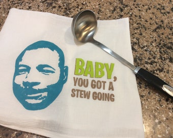 Carl Weathers Stew Dish Towel