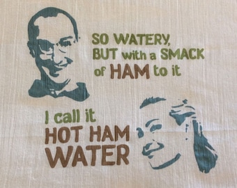 Lindsey and Buster Hot Ham Water Dish Towel