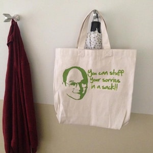 George Costanza Sorry Sack Reusable Tote Bag