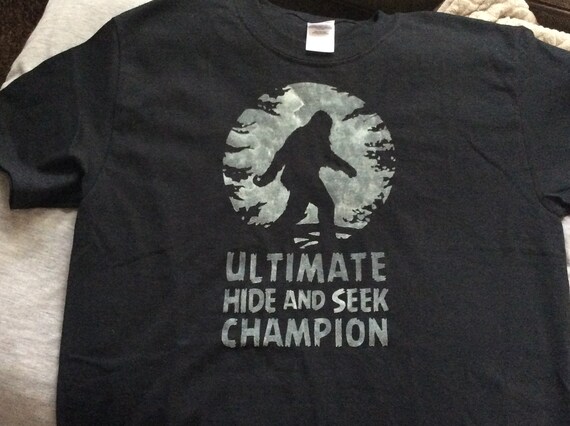 sasquatch t shirt hide and seek