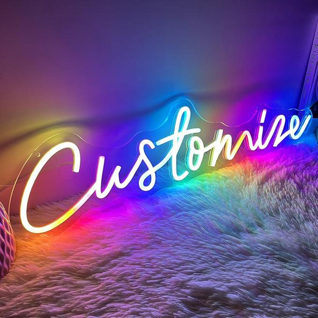 Custom LED Light Neon Sign | Personalized Neon Sign | Custom Neon Sign ...