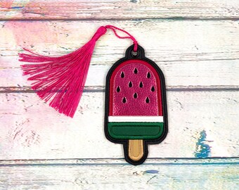 Watermelon Popsicle Bookmark