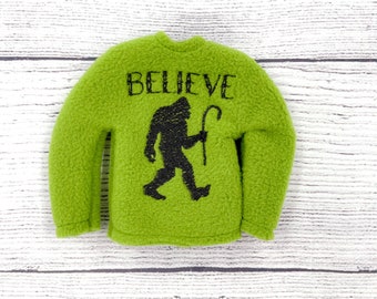 Believe Custom Holiday Elf Sweater | Elf Shirt | Doll Sweater Holiday Clothes