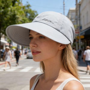 UPF Sun Protection Baseball Hat for Men and Women Lightweight Wide Brim Outdoor Hats Adjustable Velcro Closure