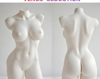 Venus Fashion Modelling Sculpture STL File – Greek Mythology Goddess Classical Art Figurine (Digital Download)
