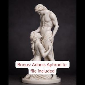 Goddess Of Love: Aphrodite 3D Printable STL File – Greek Mythology Sculpture (Digital Download) image 6