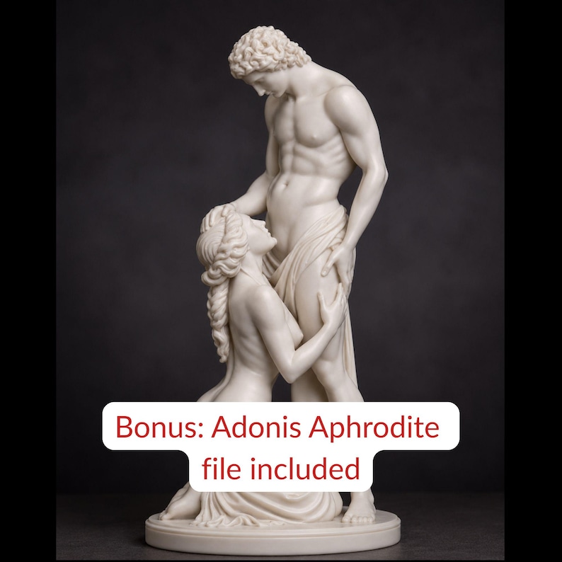 Goddess Of Love: Aphrodite 3D Printable STL File – Greek Mythology Sculpture (Digital Download) image 6