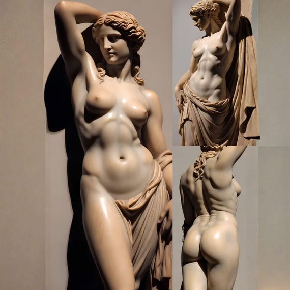 Goddess Of Love: Aphrodite  3D Printable STL File – Greek Mythology Sculpture (Digital Download)