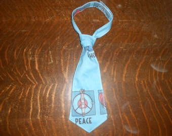 Dr Who "Peace, Love, and Who" Toddler Tie