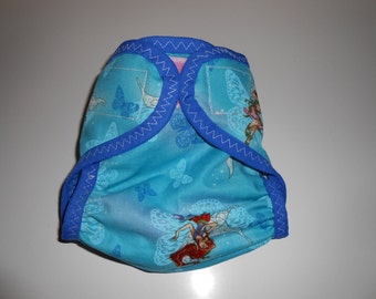 Sized Vintage Tinkerbell Diaper Cover