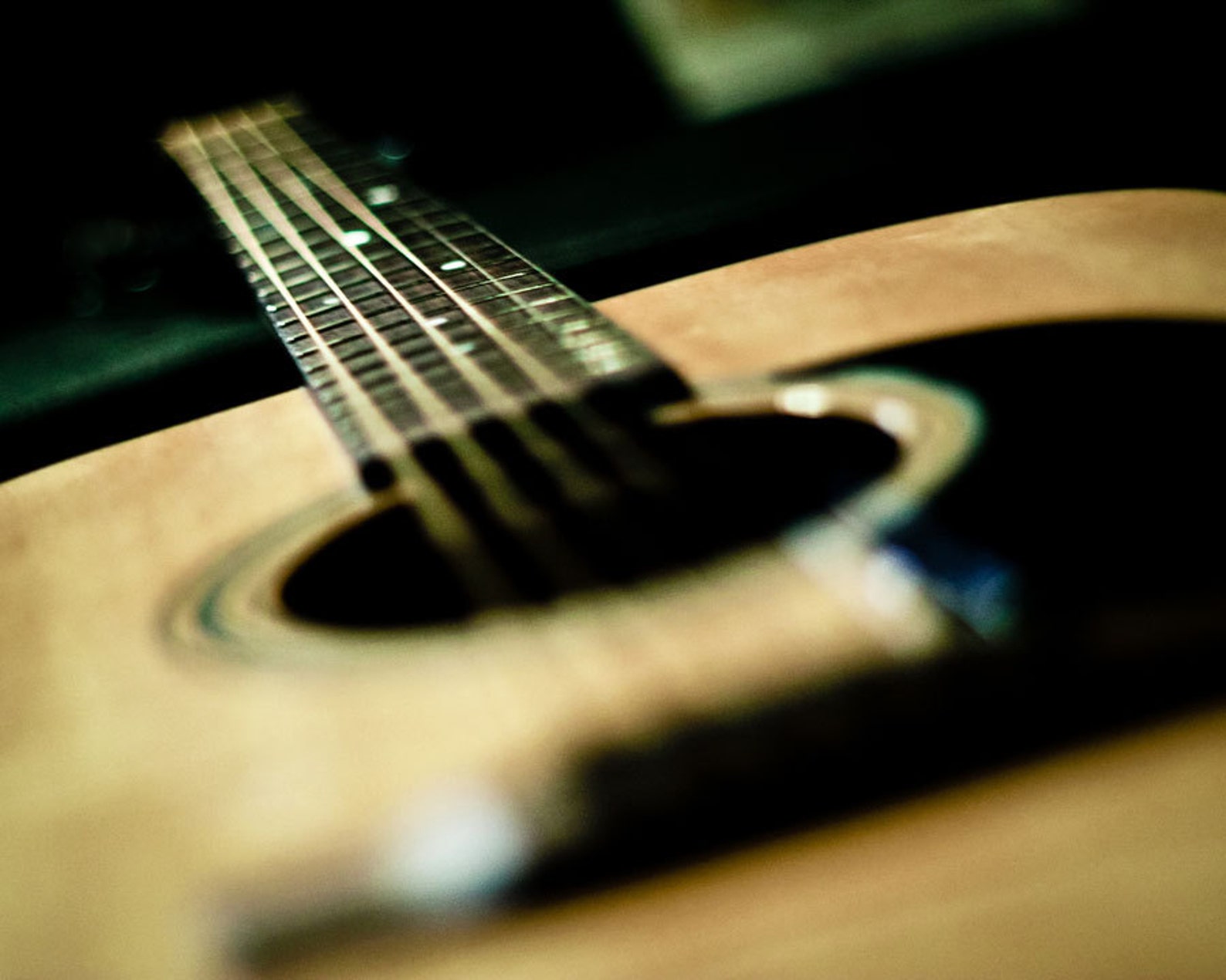 Martin & Co. Guitar Angle Depth of Field Photo | Etsy