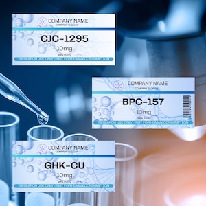 Editable Peptide Label Templates
