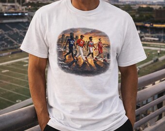 チーム・ボルチモアTシャツ｜スポーツイラスト、シティサンセット