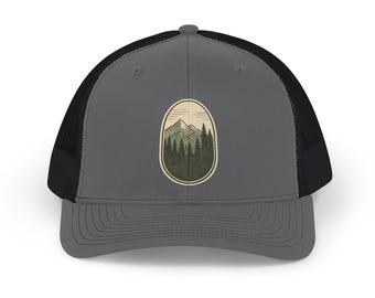 Mountain Forest Patch Cap | Trucker Mesh Snapback