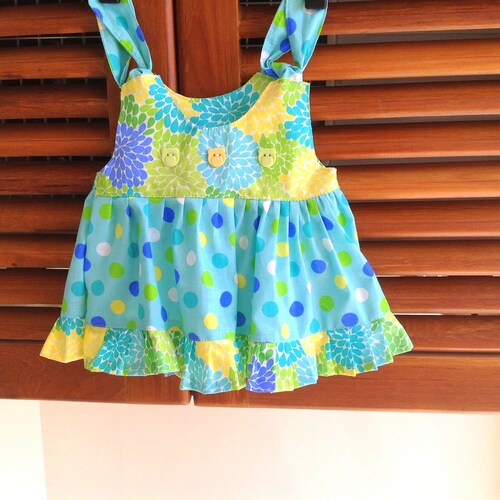 Ruffle Baby Dress Pattern. Sewing Pattern for Newborn Girls - Etsy