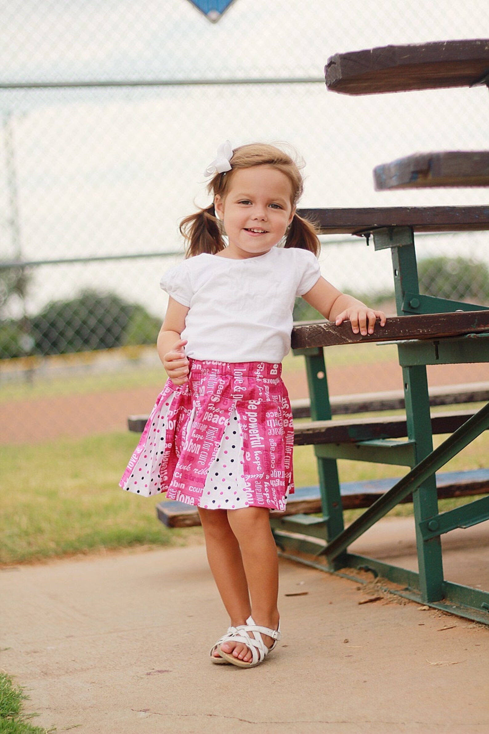 Girl's Cheer Skirt Pattern Pleated Skirt Tutorial Etsy