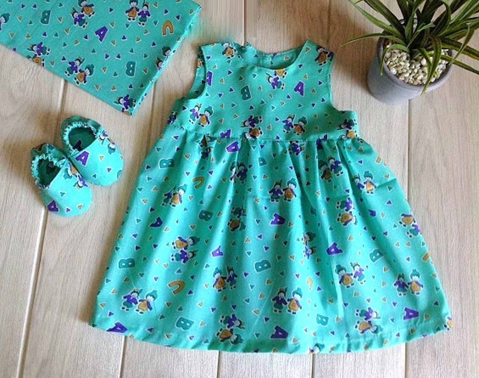 Easy Baby Dress Sewing Pattern Newborn to 12 Months Etsy