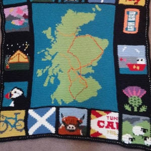 Scottish Adventure Blanket Crochet Pattern