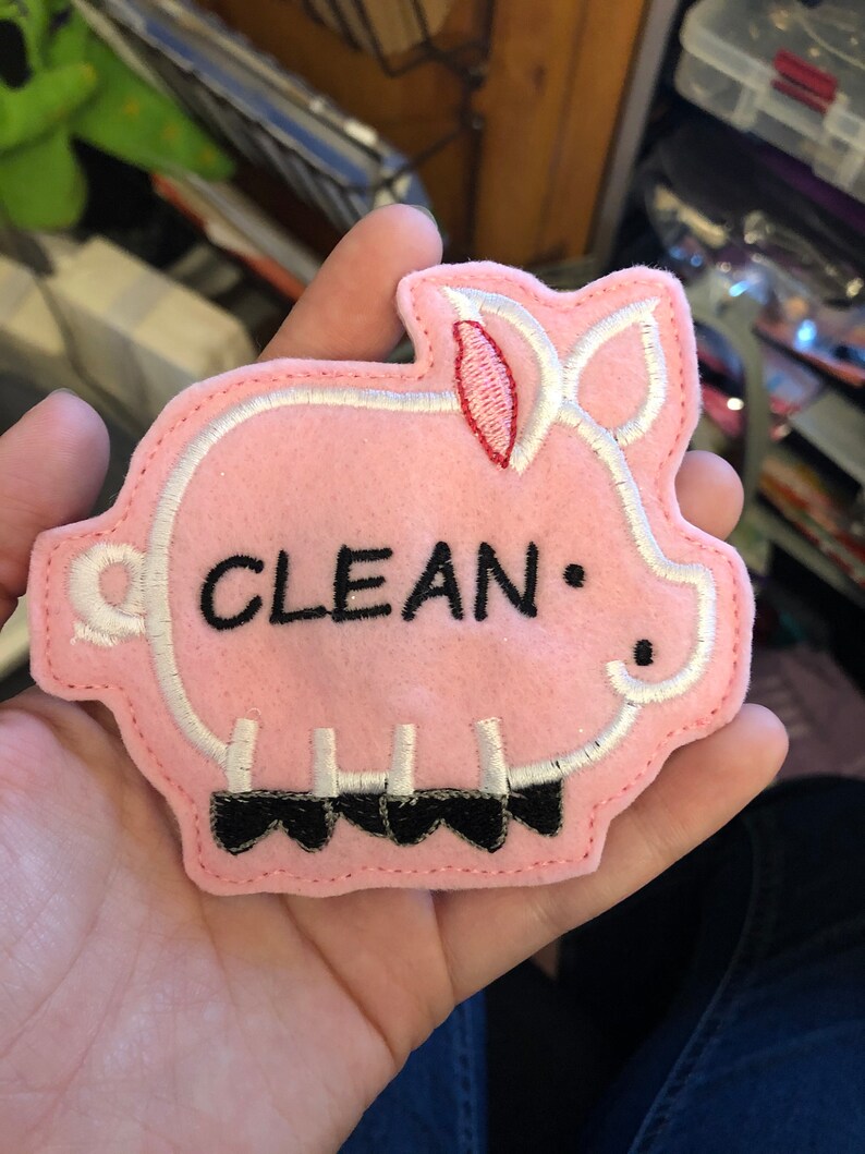 Pig Dishwasher Dishwasher Clean Dirty Kitchen Etsy
