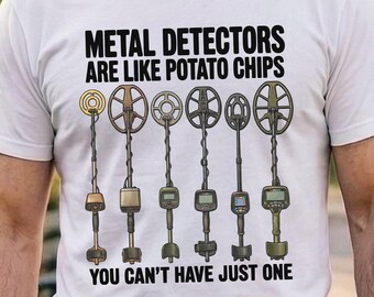 Shirt metaaldetectie, grappig T-shirt detectorist, cadeau schatzoeker, humor metaaldetector, cadeau voor hem, Comfort Colors®