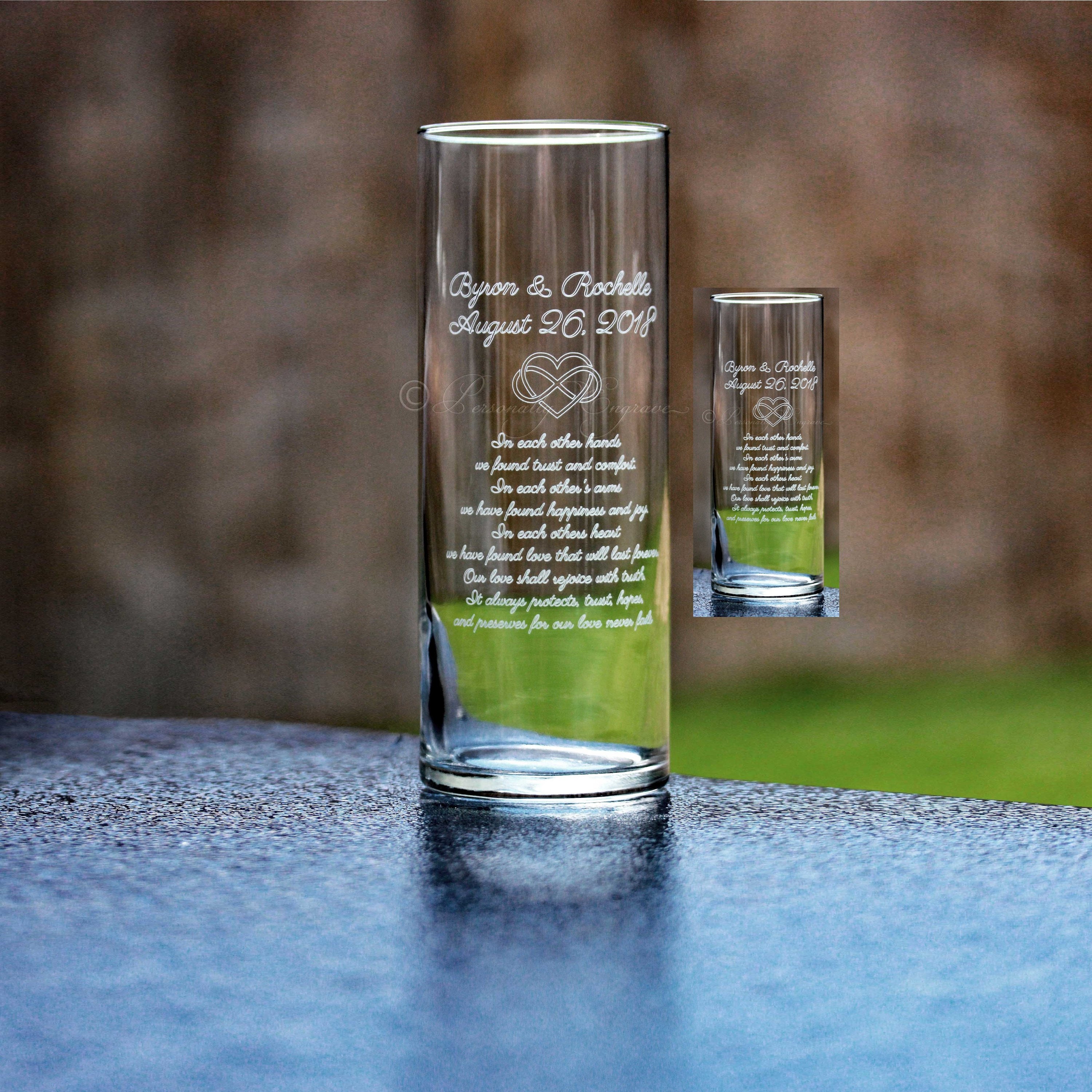 Personalized Unity Candle Bible Verse Engrave any verse of Etsy