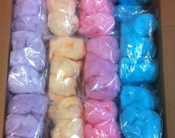 100 Cotton Candy Favors (1 or 2 flavors choices in each bag) fairy floss carnival