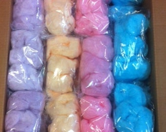 25 Cotton Candy Favors (1-2 flavors choices in each bag) carnival favors