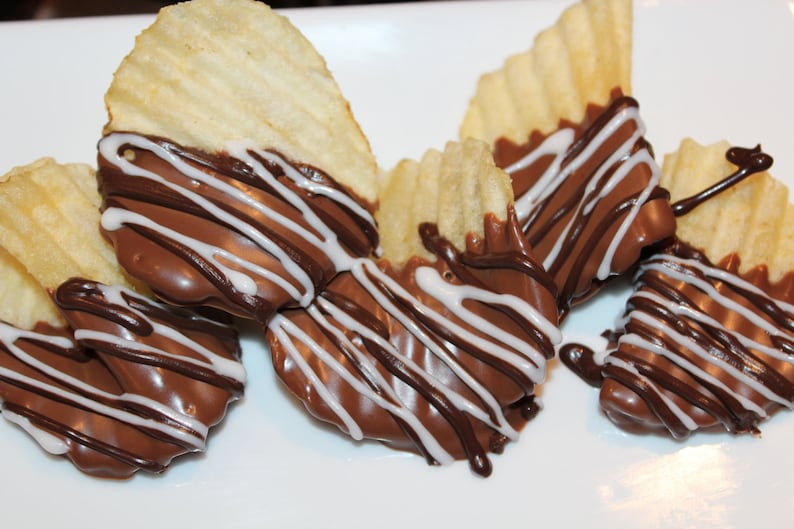 chocolate coated crisps