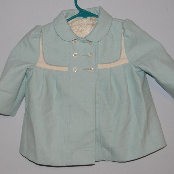 Baby Girls Jacket Light Blue Size 18 Months by Cute Togs