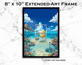 Psyduck - Heróis Ascendidos - Moldura Artística Estendida 20 x 25 cm - Cartão NÃO incluído - Estojo Magnético UV Incluso