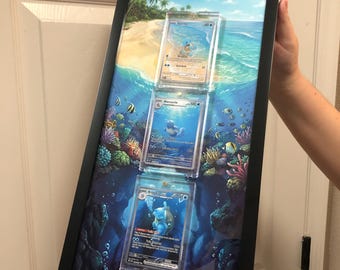 Kit Inicial 151 Water - Moldura com 3 Cartões Conectáveis - Inclui capas magnéticas com proteção UV - 40,6 x 20,3 cm - Exiba suas preciosidades