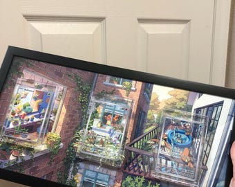 HighRise Neighbors 151 Starter - 3 Card Artwork Frame - Magnetic UV Cases Included