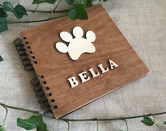 Gift for Pet Lover - New Puppy Photo Album - Dog Scrapbook