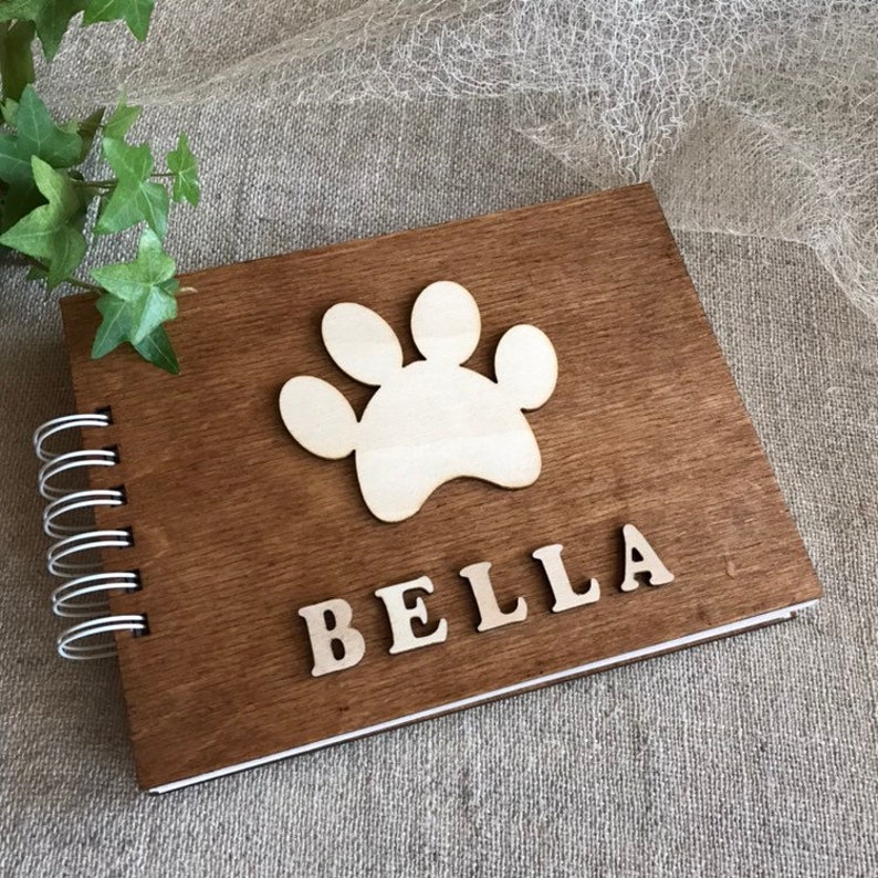 Personalized Pet Photo Book New Puppy Album Pet Dog Scrapbook Album Gift for Mom
