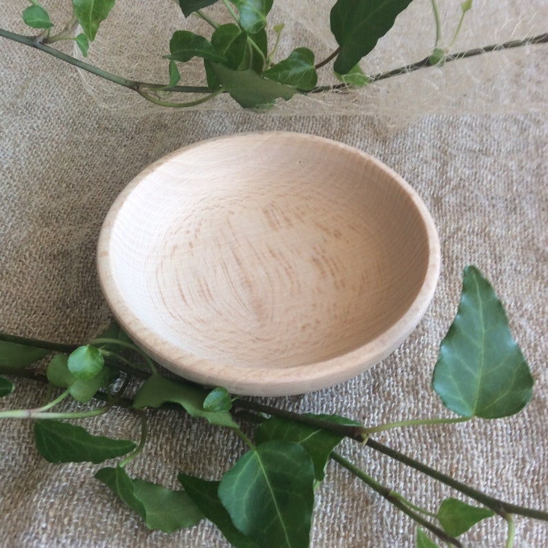 Wooden Bowl for Crystals Unfinished Wood Decorative Bowl Etsy