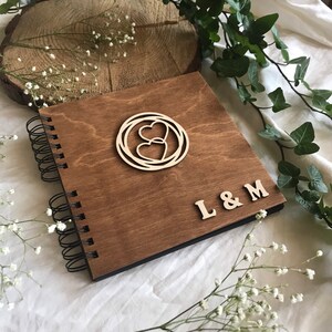 Valentine&#39;s Gift for Boyfriend, Personalized Photo Album, Couple Scrapbook