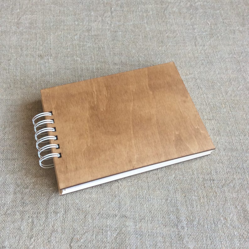 Album de couverture en bois livre photo vierge scrapbook de Etsy France