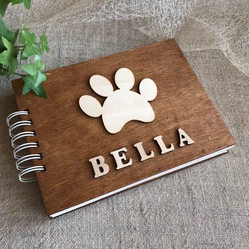 Personalized Pet Photo Book New Puppy Album Pet Dog Scrapbook Album Gift for Mom