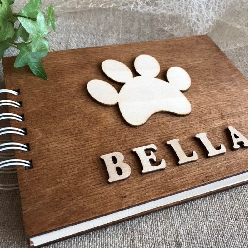 Personalized Pet Photo Book New Puppy Album Pet Dog Scrapbook Album Gift for Mom