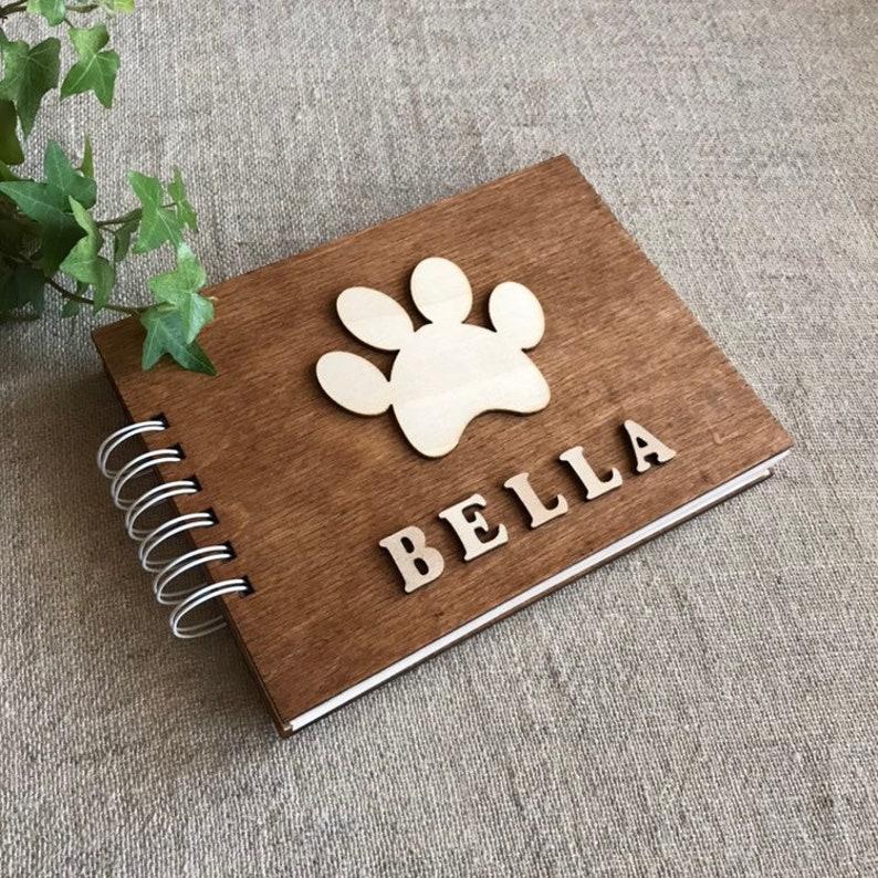 Personalized Pet Photo Book New Puppy Album Pet Dog Scrapbook Album Gift for Mom
