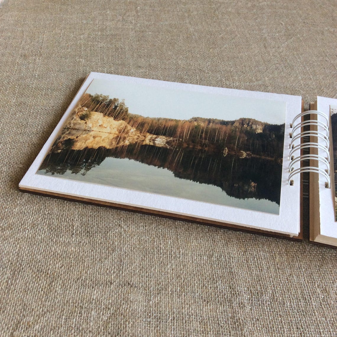 Album de couverture en bois livre photo vierge scrapbook de Etsy