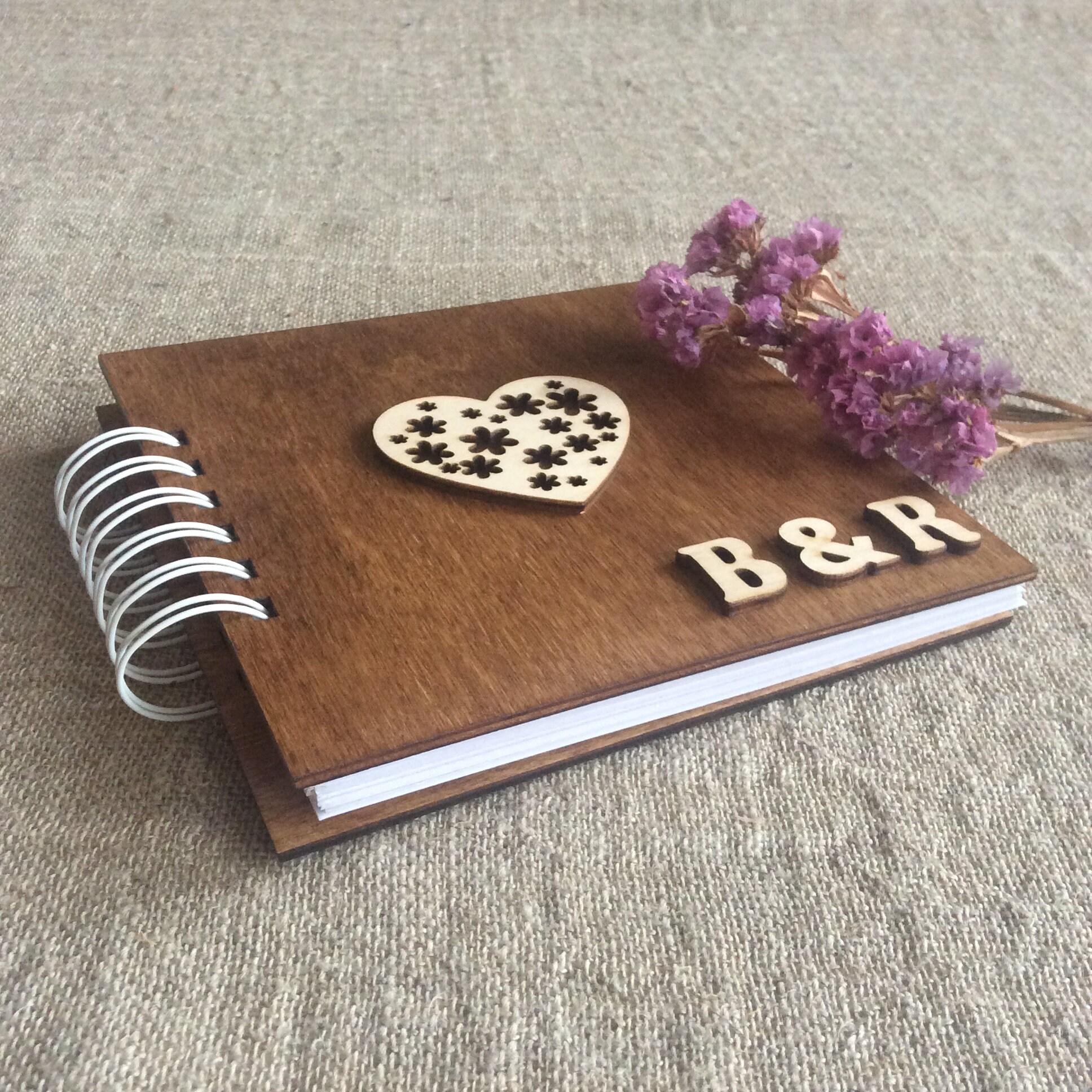 Small Scrapbook Album Personalized Photo Book for Square Etsy