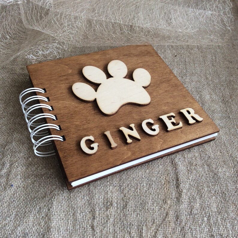 Dog Memorial Gift Pet Photo Album Mini Scrapbook Etsy