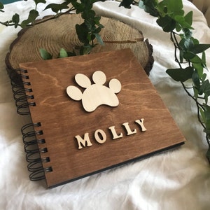 Dog Scrapbook Personalized, New Puppy Photo Album, Gift for Friend